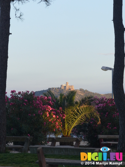 FZ007830 Fort at Colliour in evening light